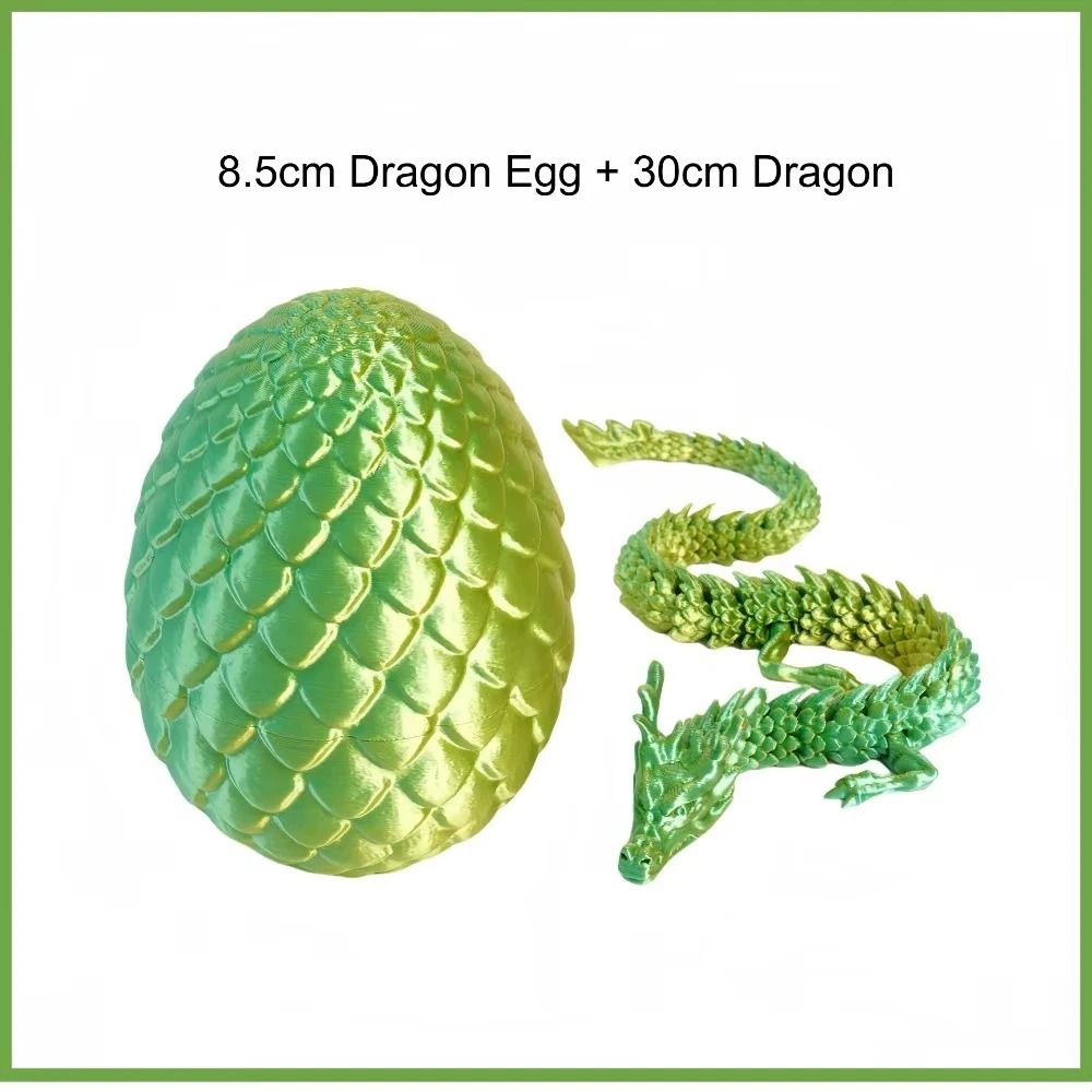 Articulated Dragon Egg Toy With Fully Movable Dragon Model 27
