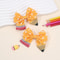 Cute Pencil Bow Hair Clips Set For Girls Back To School Accessories 9