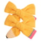 Cute Pencil Bow Hair Clips Set For Girls Back To School Accessories 12