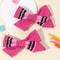 Cute Pencil Bow Hair Clips Set For Girls Back To School Accessories 13
