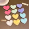 Plush Heart Shape Hair Clip Set 12Color Random For Girls And Kids 4