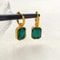 Elegant Square Crystal Stainless Steel Earrings 11