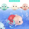Cute Swimming Turtle Bath Toy Set For Fun Water Play 2