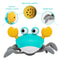 Dancing Crab Run Away Toy For Babies Crawling Interactive Fun 3
