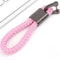 Hand Woven Leather Car Key Ring For Men And Women 19