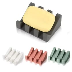 silicone soap dish for bathroom and kitchen use