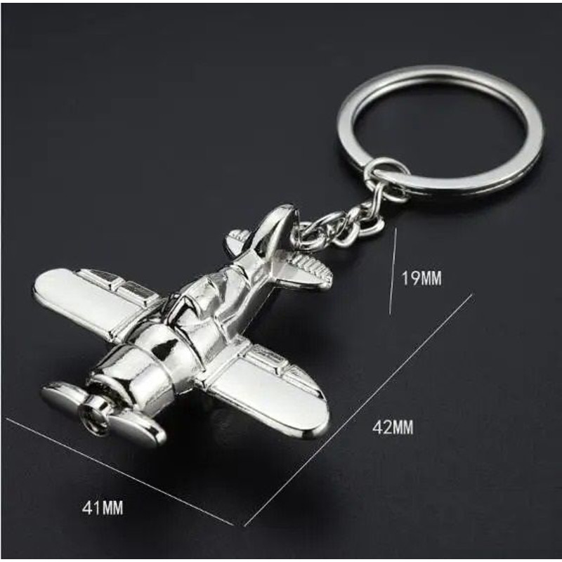 Creative Aircraft Model Keychain For Men And Women 17