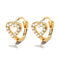 Hollow Zircon Heart Earrings For Women Gift Jewelry 13