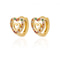 Hollow Zircon Heart Earrings For Women Gift Jewelry 7