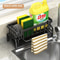 Kitchen Shelf Cleaning Cloth Storage Draining Rack For Sink And Counter 6
