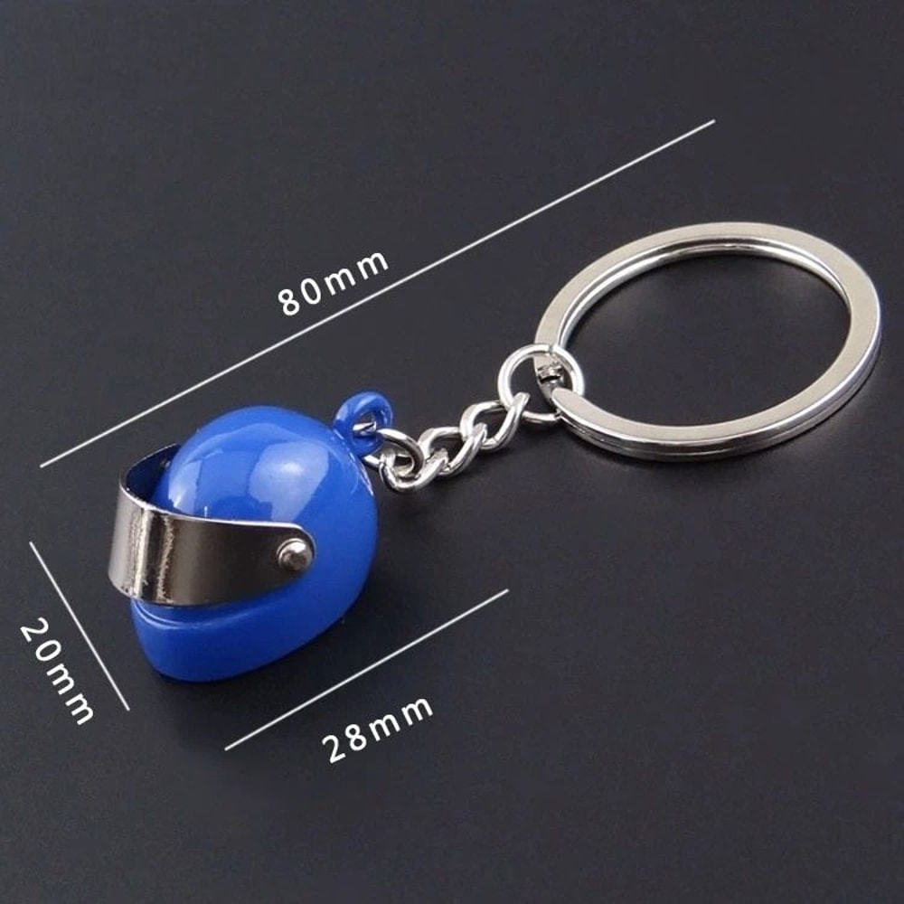 Metal Motorcycle Helmet Key Chain For Car And Bag Accessories 2