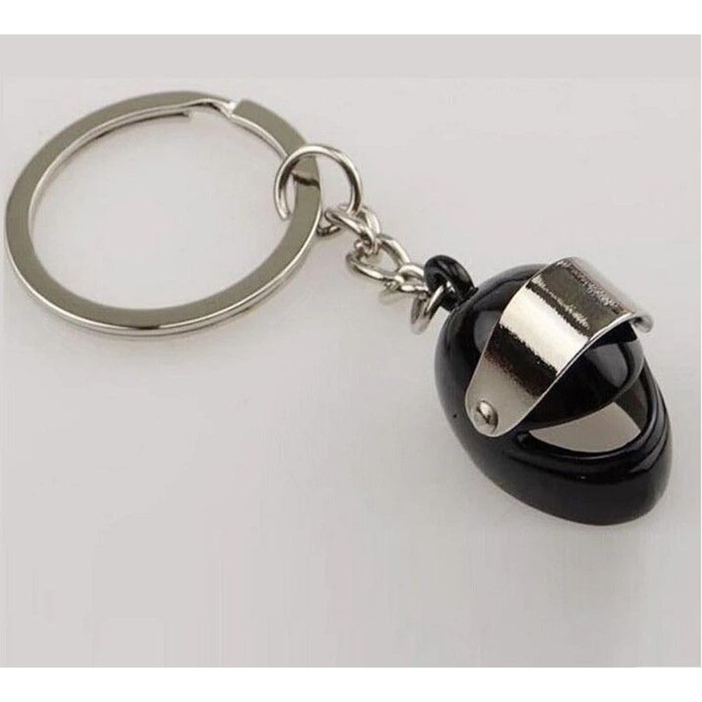 Metal Motorcycle Helmet Key Chain For Car And Bag Accessories 4