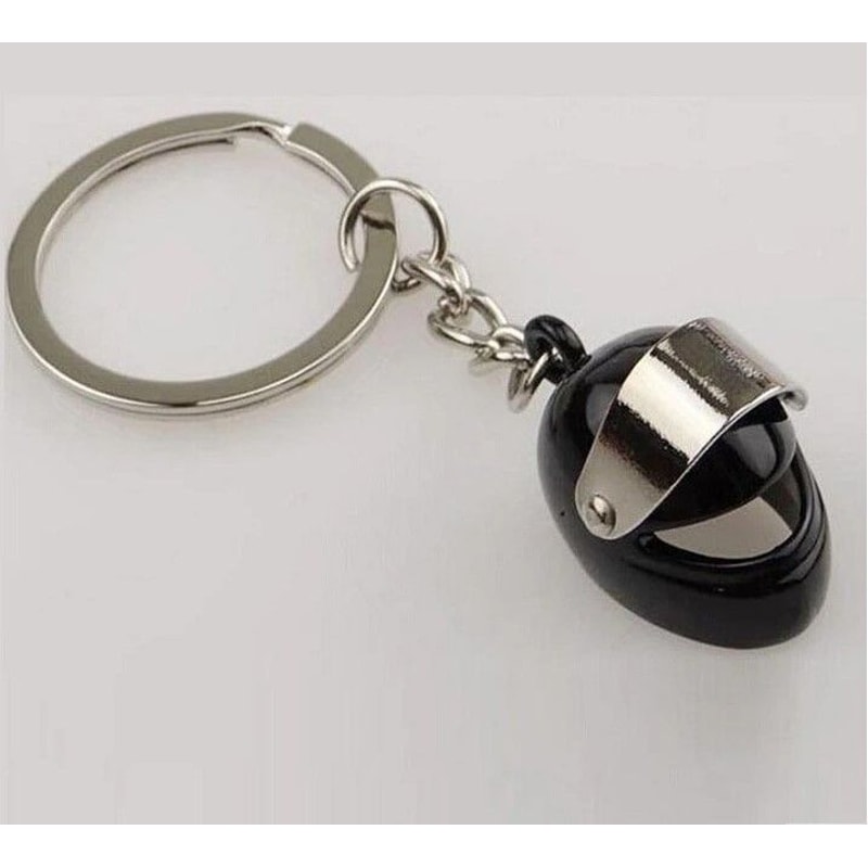 Metal Motorcycle Helmet Key Chain For Car And Bag Accessories 4