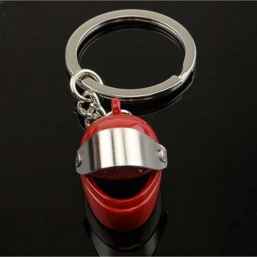 Metal Motorcycle Helmet Key Chain For Car And Bag Accessories 5