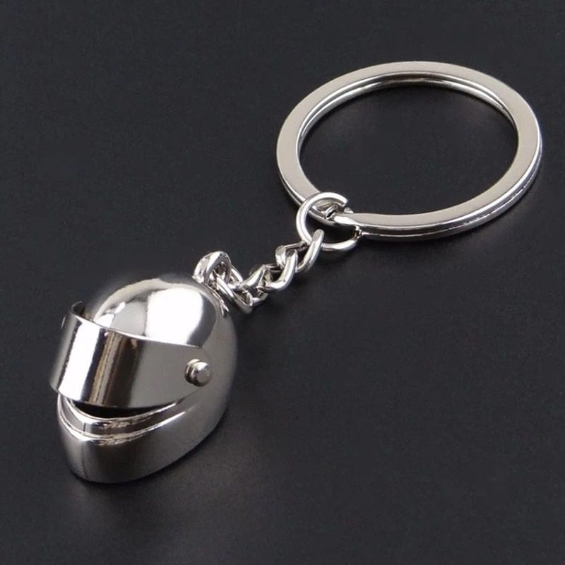 Metal Motorcycle Helmet Key Chain For Car And Bag Accessories 8