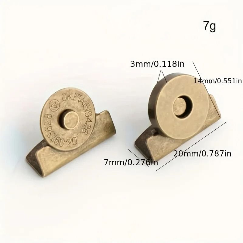 Magnetic Bag Snap Button Set For Sewing And Crafting 1