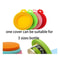 Reusable Pet Food Can Silicone Cover Three Size Fit 2