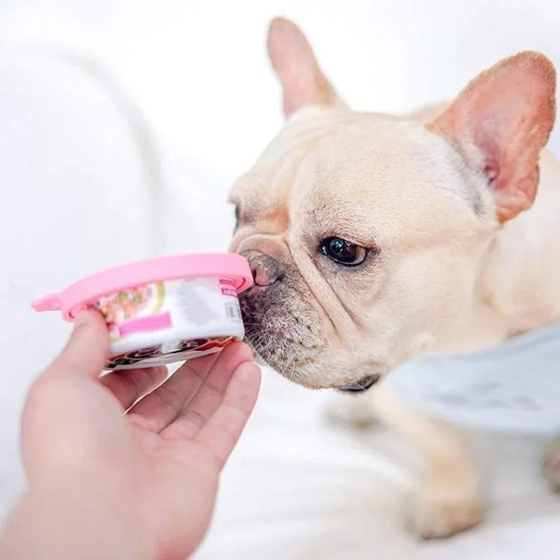 Reusable Pet Food Can Silicone Cover Three Size Fit 4