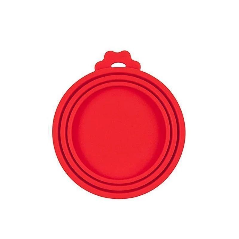 Reusable Pet Food Can Silicone Cover Three Size Fit 9