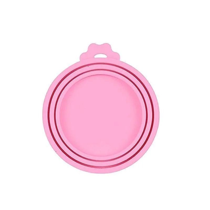 Reusable Pet Food Can Silicone Cover Three Size Fit 10