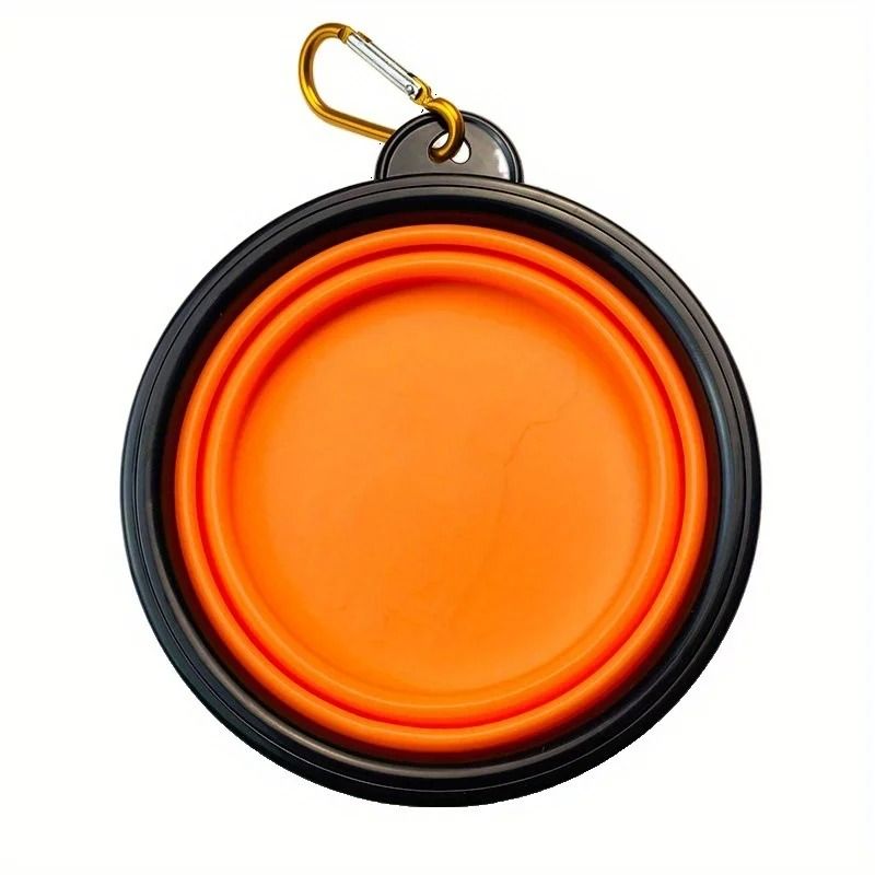 Dog Folding Travel Bowl Portable Silicone Food And Water Bowl For Outdoor Use 4