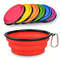 Dog Folding Travel Bowl Portable Silicone Food And Water Bowl For Outdoor Use 5