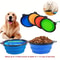 Collapsible TPR Pet Food And Water Bowl Portable Travel Dog And Cat Use 2