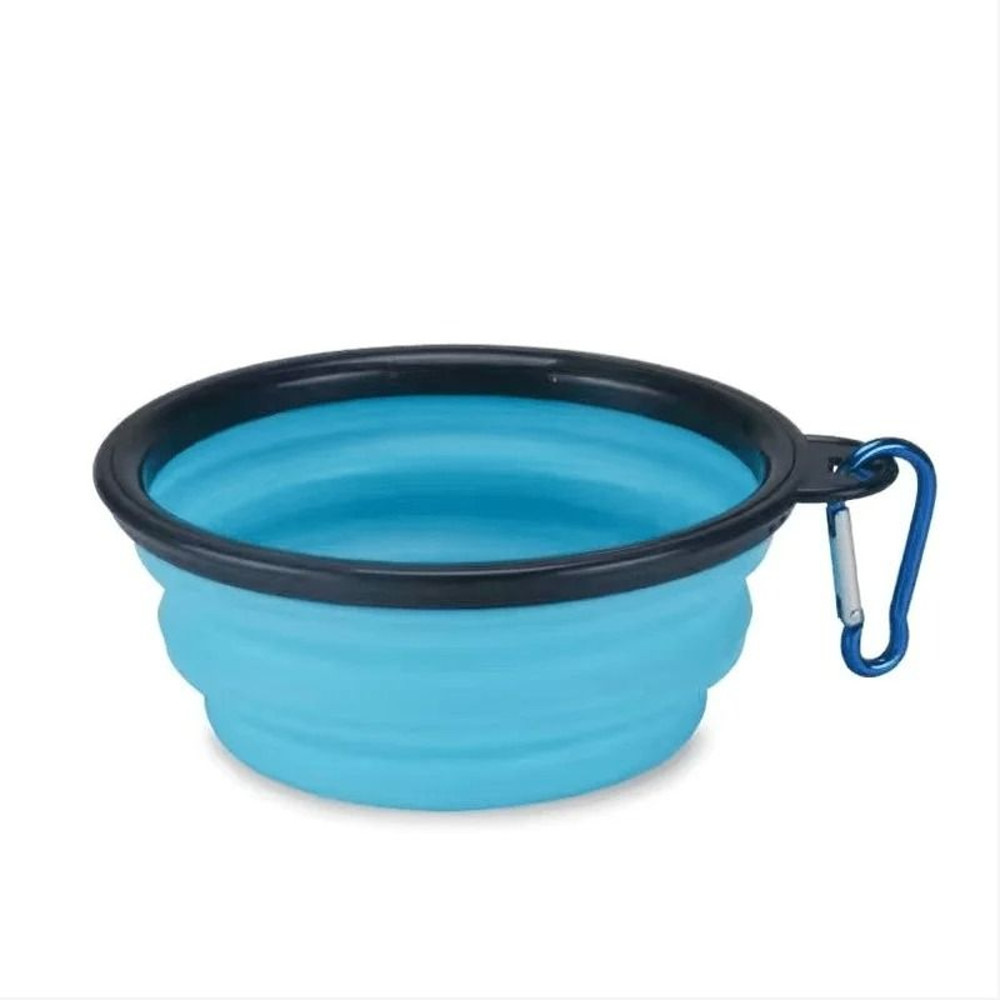Collapsible TPR Pet Food And Water Bowl Portable Travel Dog And Cat Use 14