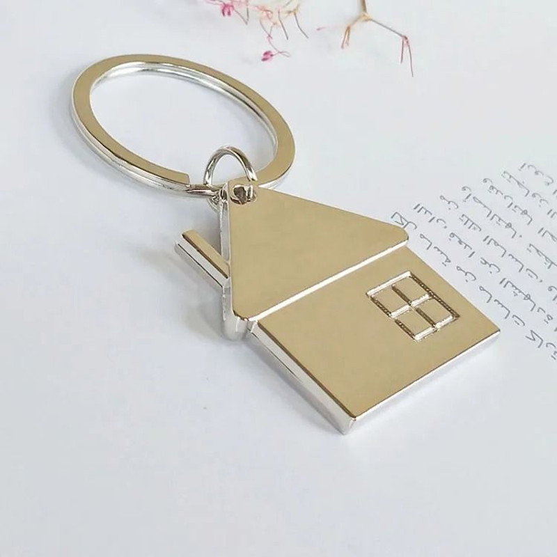 Cartoon House With Window Keychain Bag Charm For Men Women 3