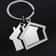 Cartoon House With Window Keychain Bag Charm For Men Women 6