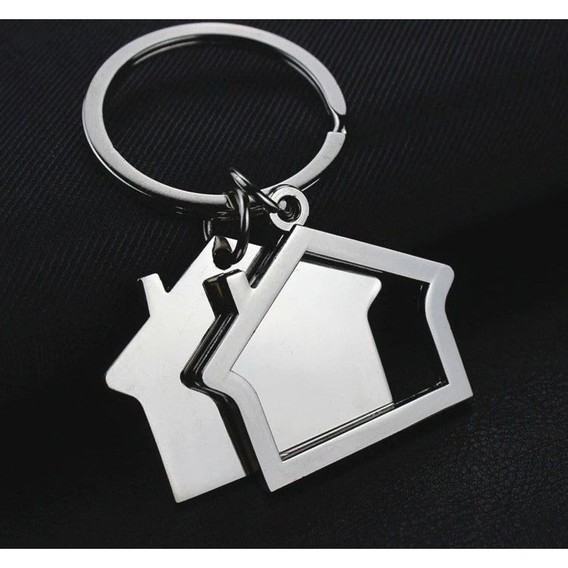 Cartoon House With Window Keychain Bag Charm For Men Women 6