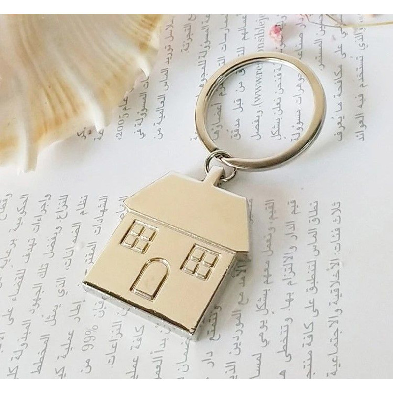 Cartoon House With Window Keychain Bag Charm For Men Women 7