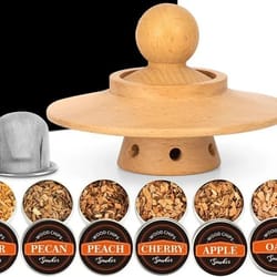 cocktail smoker kit with six wood chips