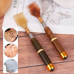 telescopic magnetic ball back scratcher massager