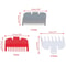 Compact Hair Clipper Guide Comb Trio 5