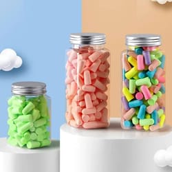 multicolor foam earplug bulk pack 24 60 120 pieces