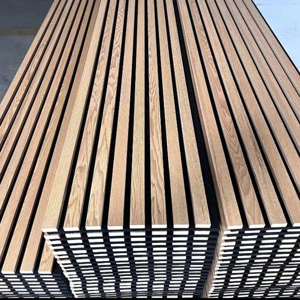 Natural Oak Sound Absorbing Wall Panel 1