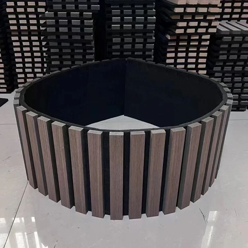 Natural Oak Sound Absorbing Wall Panel 2