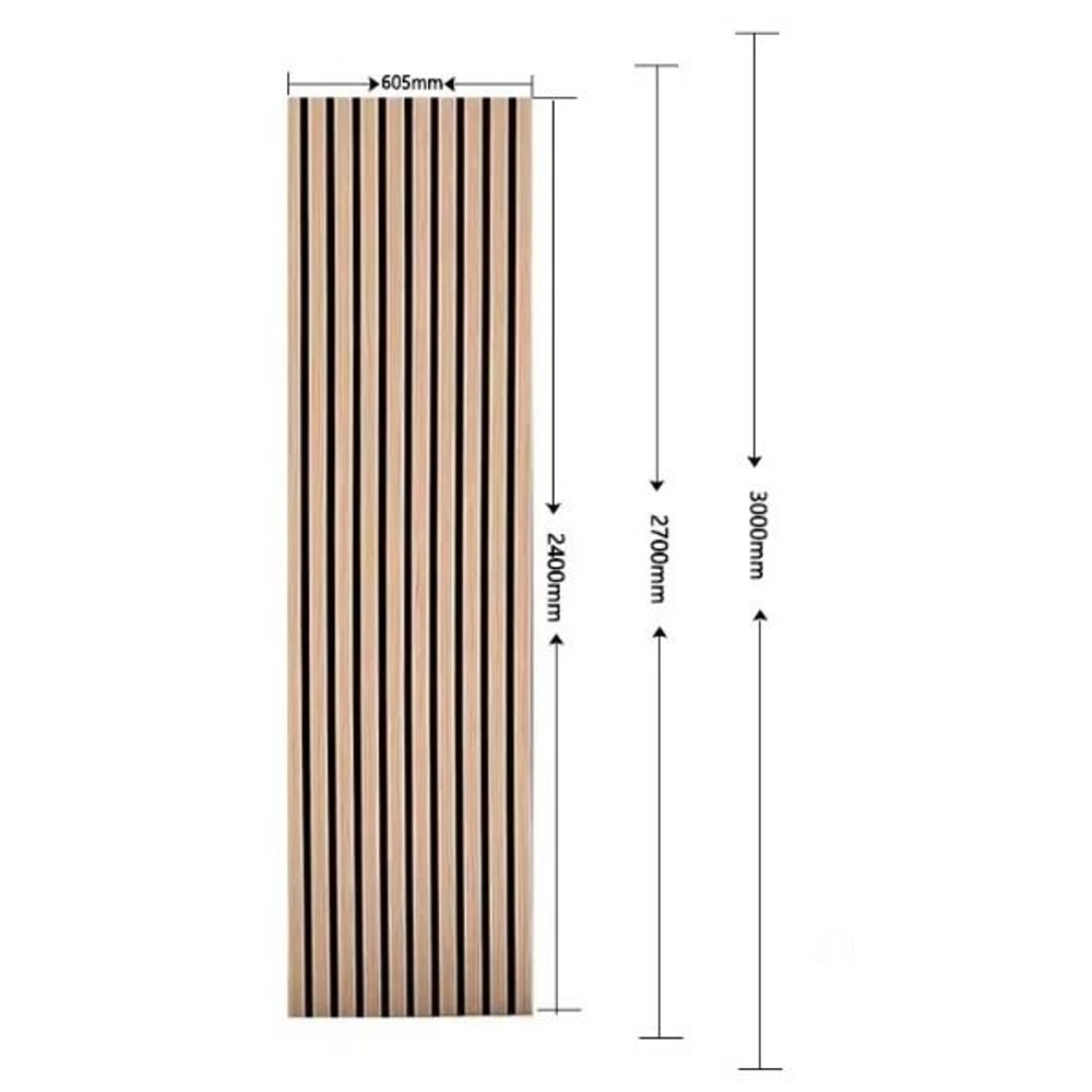 Natural Oak Sound Absorbing Wall Panel 4