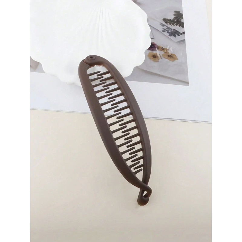 Large Hair Volume Amber Banana Clip Ponytail Clip 3