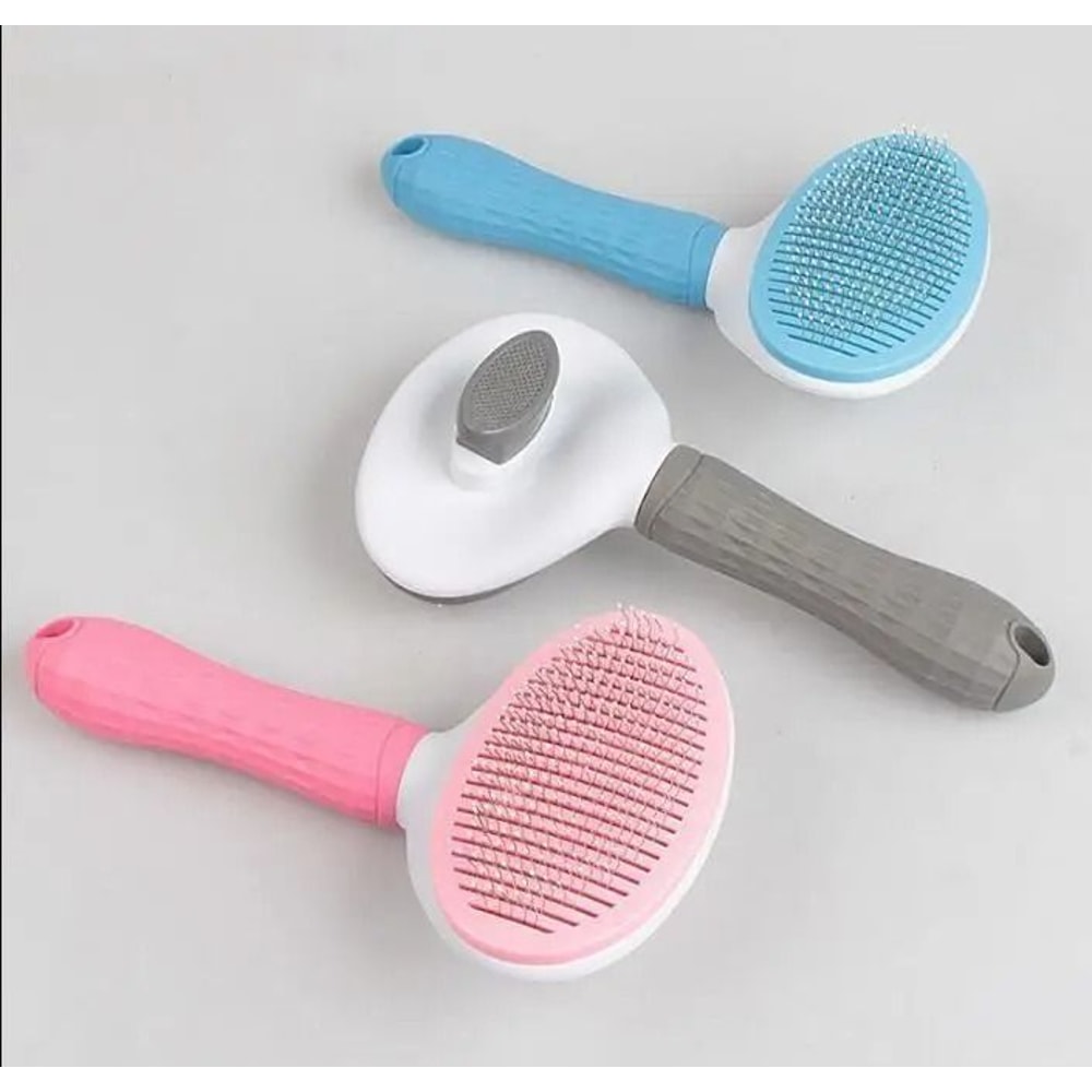 Stainless Steel Pet Grooming Brush For Dogs And Cats 2