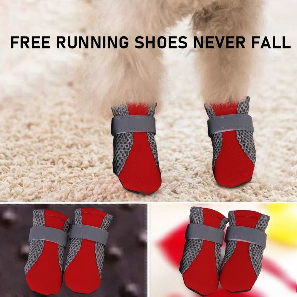 Pet Dog Waterproof Boots With Soft Outdoor Bottom 1