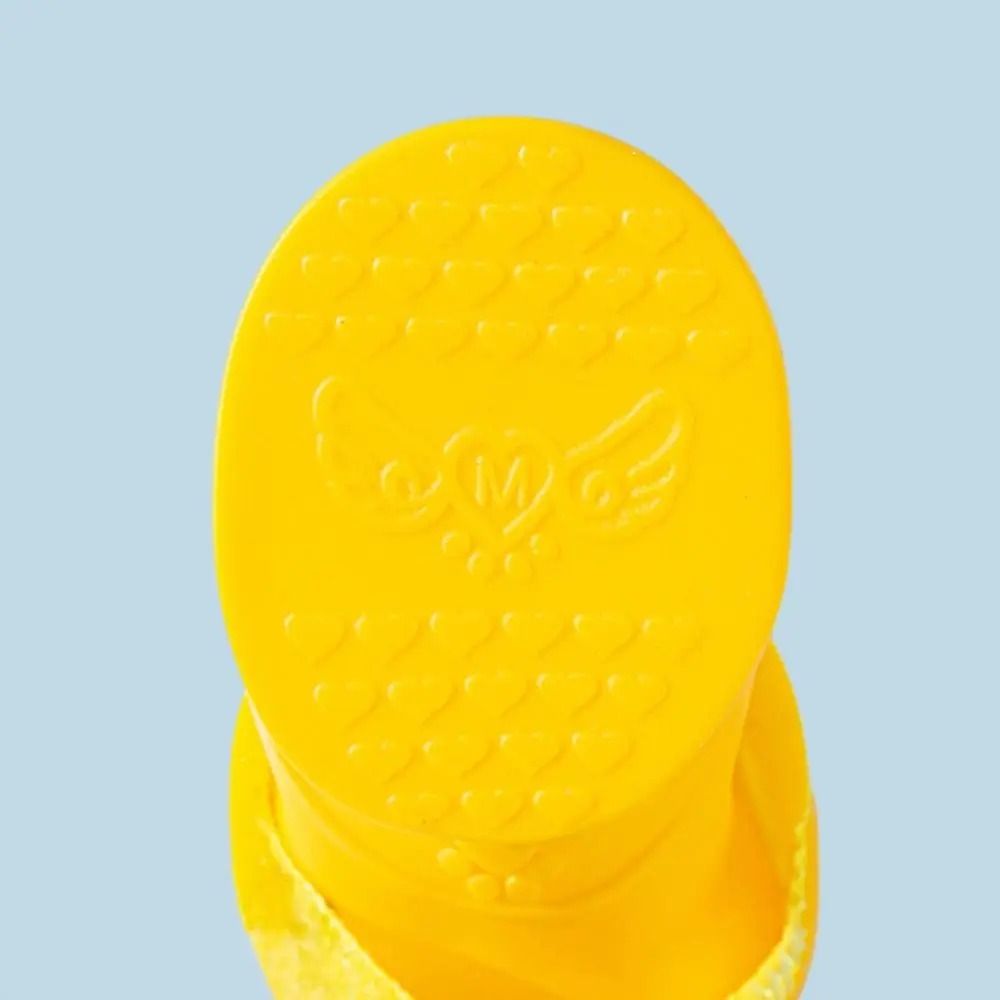 4 Piece Silicone Pet Rain Boot Set 4