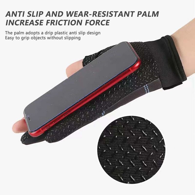 Three Finger Cut Fishing Gloves For Sun Protection And Grip 3