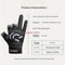 Three Finger Cut Fishing Gloves For Sun Protection And Grip 5