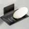 Black Carbon Steel Wall Mounted Soap Holder 1