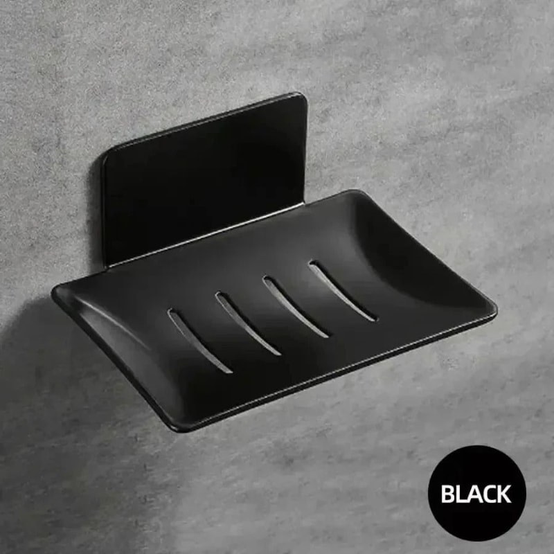 Black Carbon Steel Wall Mounted Soap Holder 6