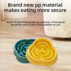 slow feed dog bowl anti overturning dog food bowl