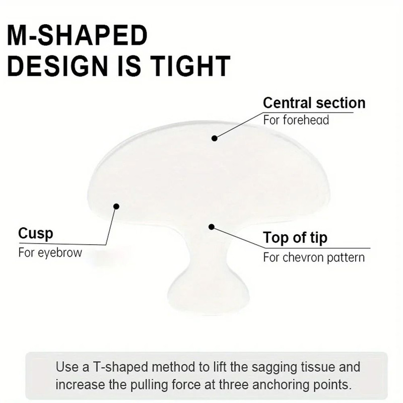 6 Piece Reusable Silicone Anti Wrinkle Pads For Face Neck And Hands 1