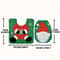 Santa Bathroom Decor Seat Cover Set 2